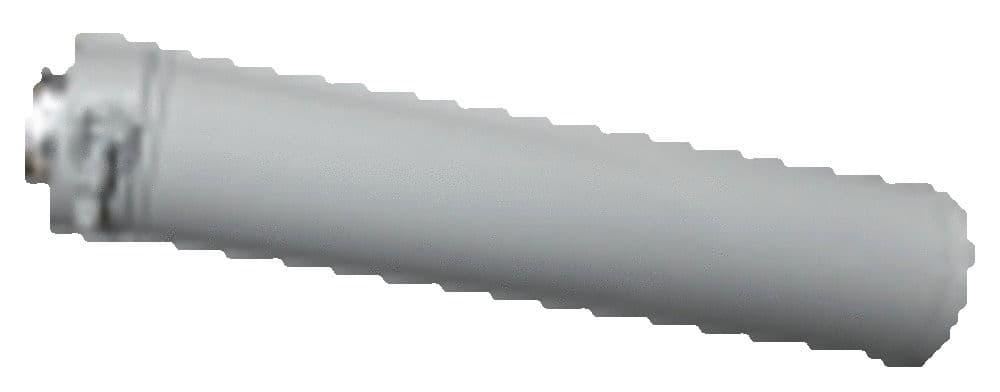 Muelink & Grol tuyau concentrique D60/100 L1000mm avec bande de serrage vue 1