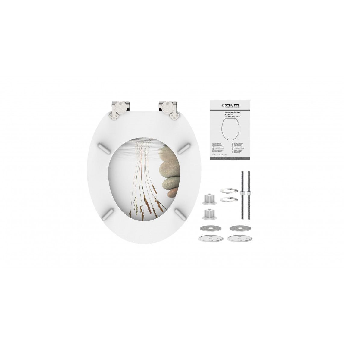 80122 abattant WC en MDF BALANCE, avec frein de chute vue 7