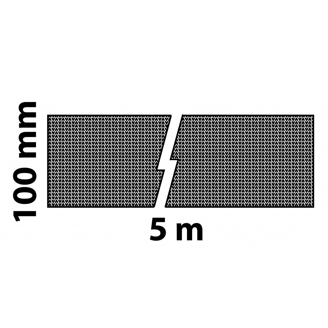 98930780 isolatievilt, 100 mm x 5 m, niet klevend vue 2