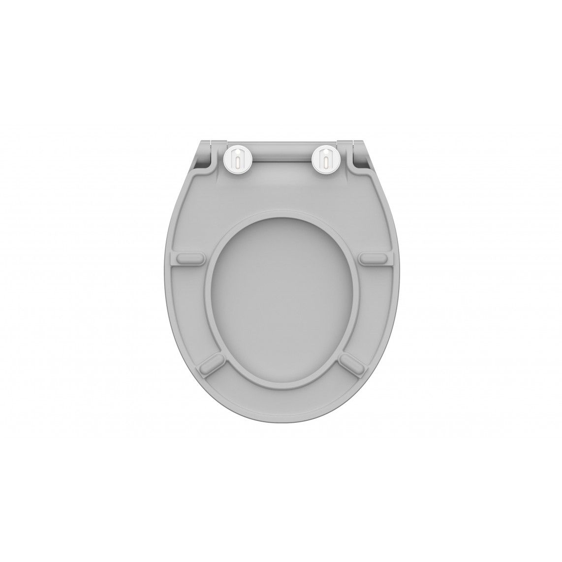 82702 abattant WC en Duroplast SLIM GREY, avec frein de chute et déclipsable vue 6