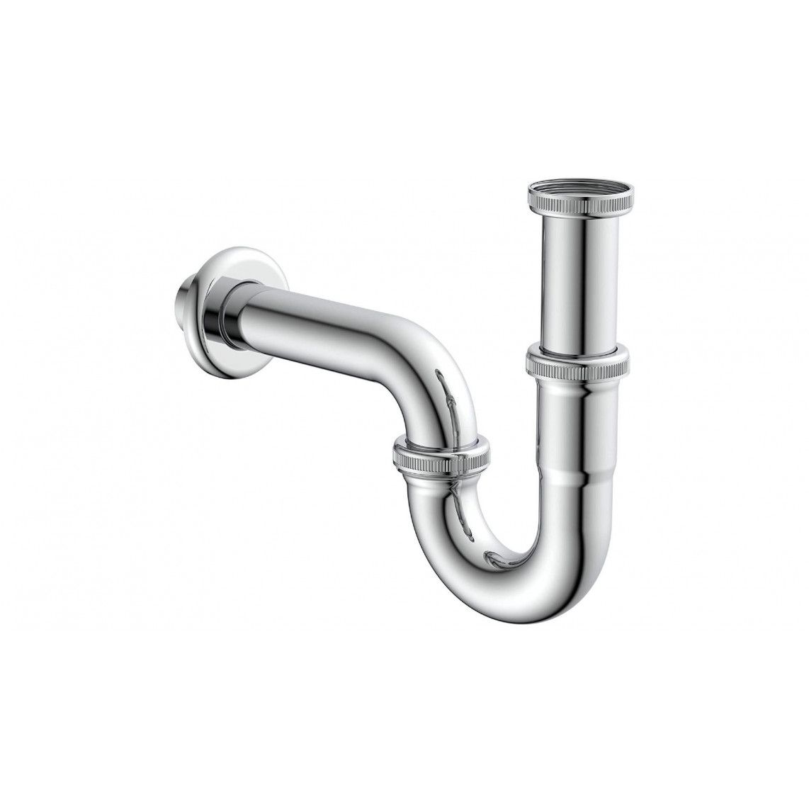 98800104 Wastafel-buissifon-Set, 1 1/4" x 32 mm, met bevestiging, met 2x hoekstopkraan vue 2