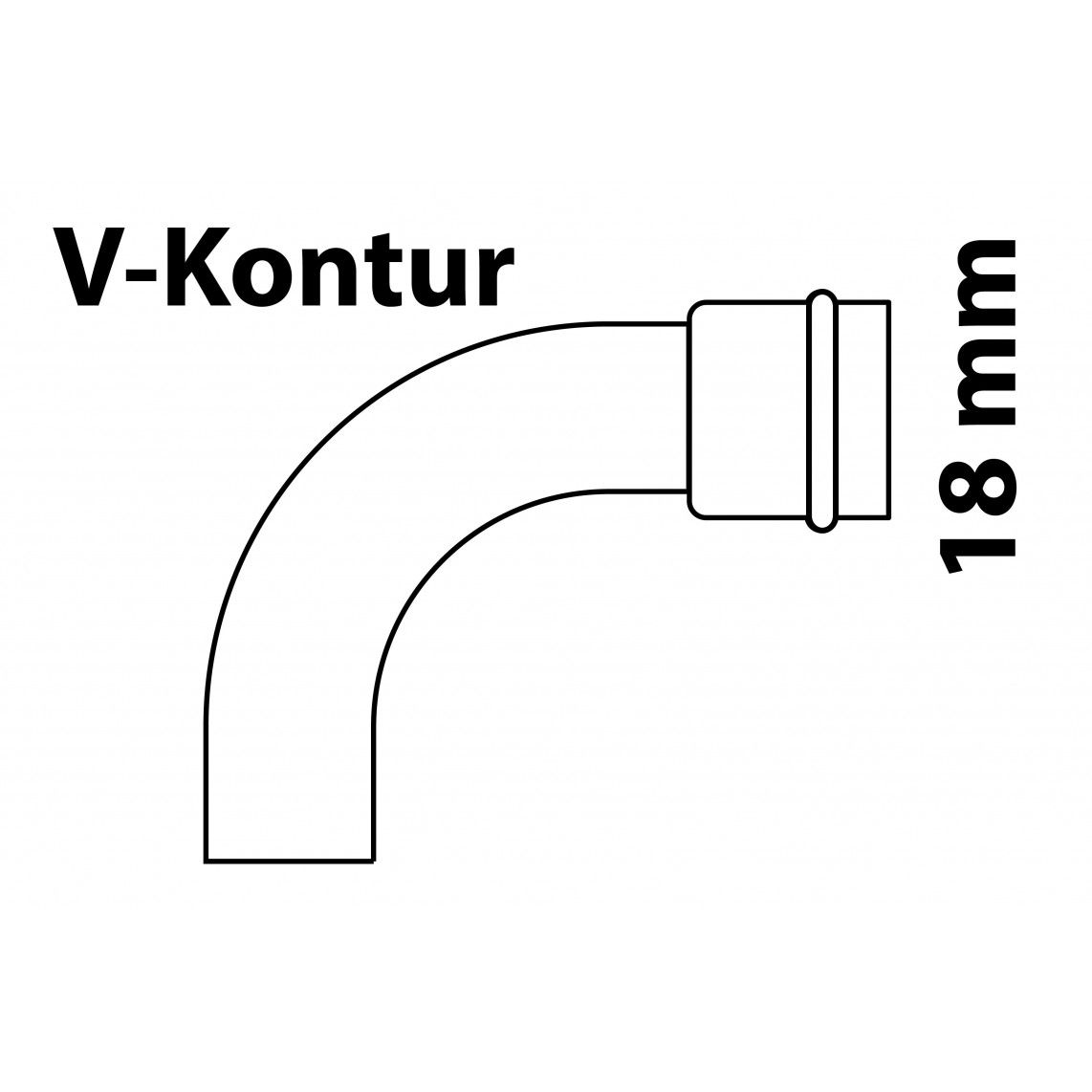 988611354 CU arc 90°, vierge, 18 mm, 1 manchon, (P5001), vue 2
