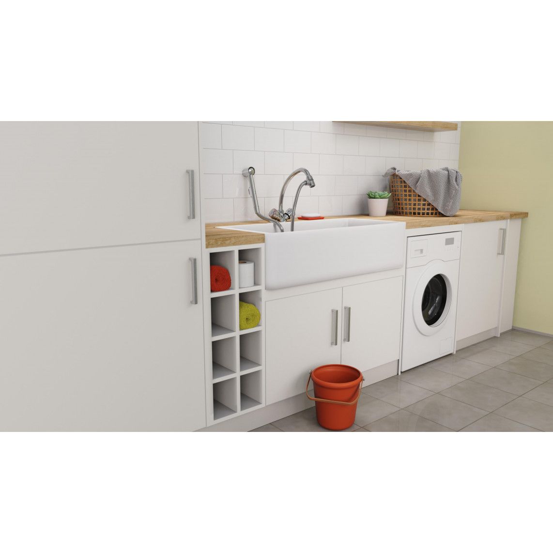 DX22 Wastafel handdouche set, chroom vue 8
