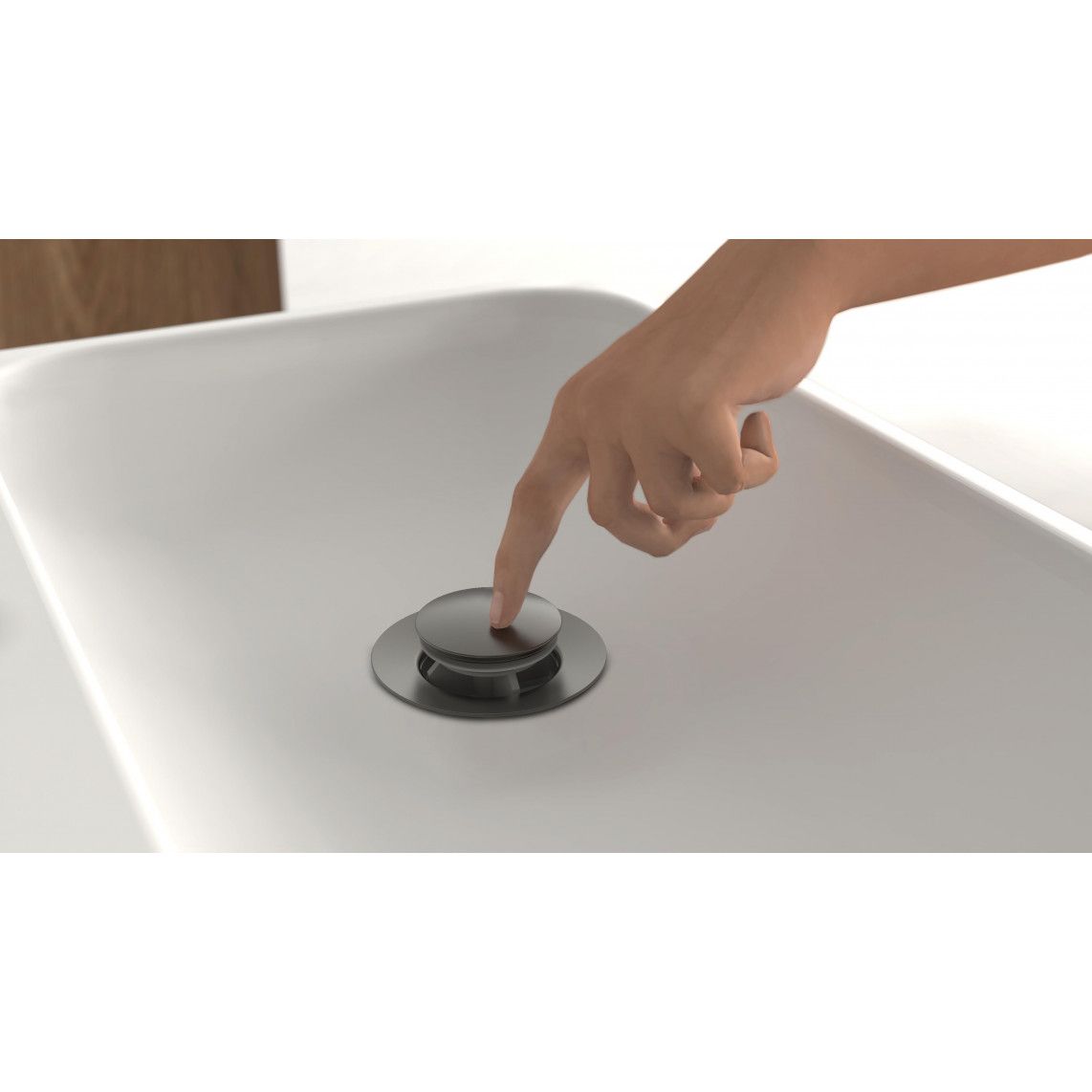 33612 NEW YORK Mitigeur lavabo, graphite mat vue 3