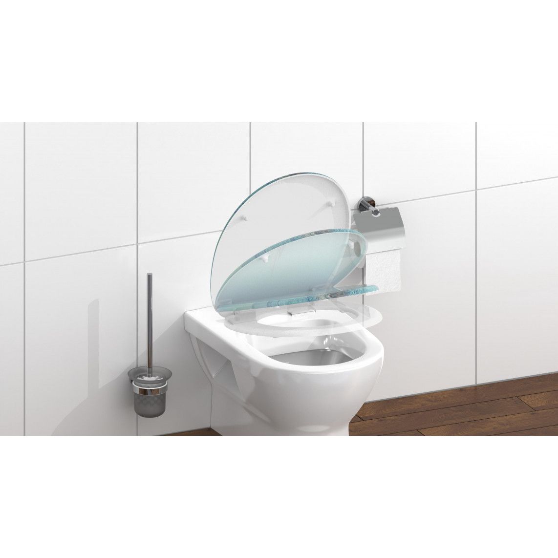 82148 abattant WC en Duroplast SAILING, avec frein de chute vue 9