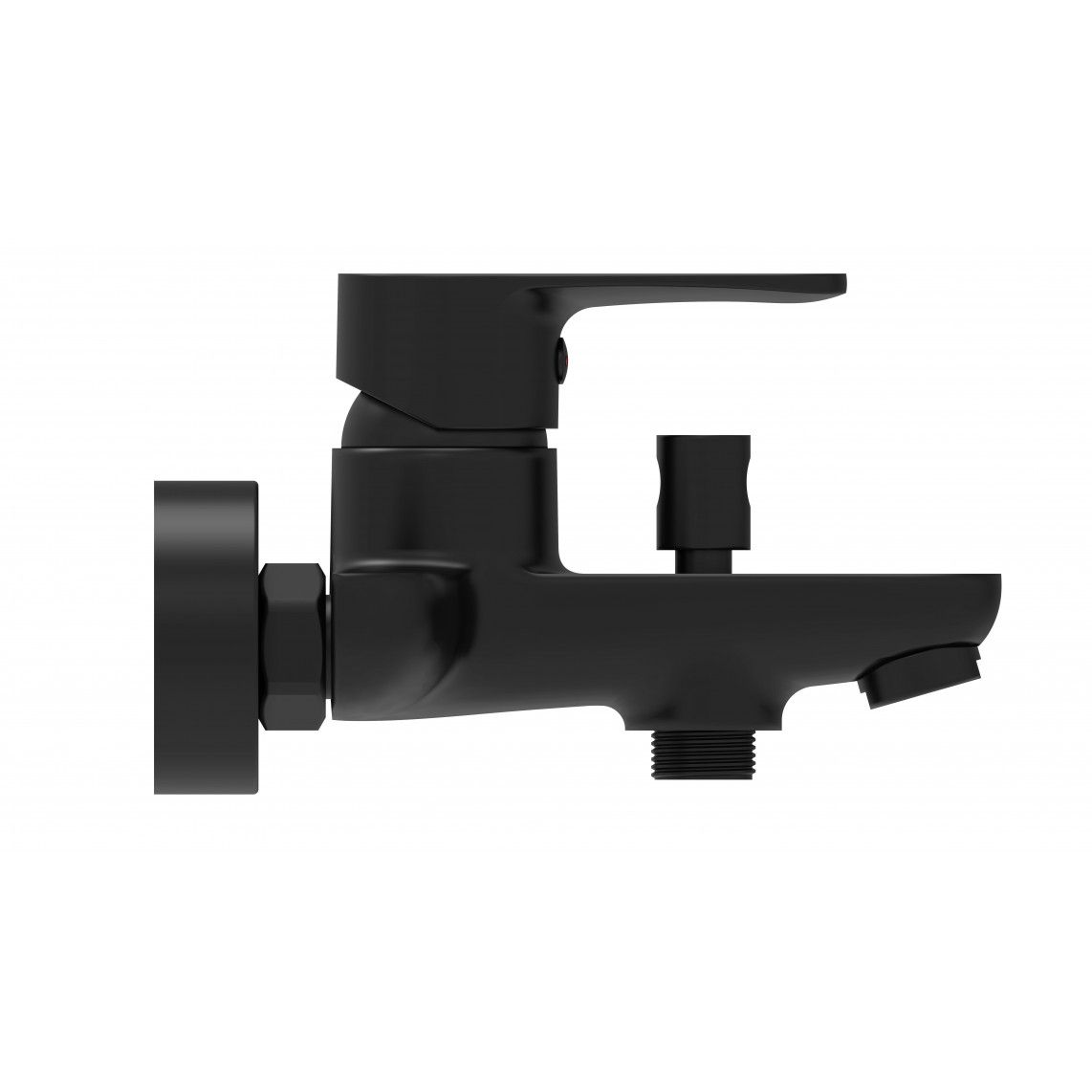 NI023CALCRBL CLAUDIO Bathtub mixer, black matt vue 3