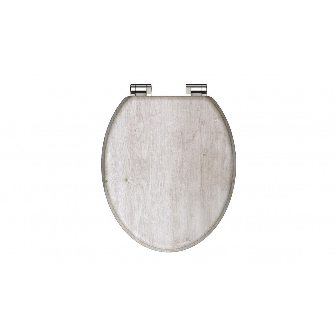 80192 MDF Toilet seat LIGHT WOOD, with soft close vue 2