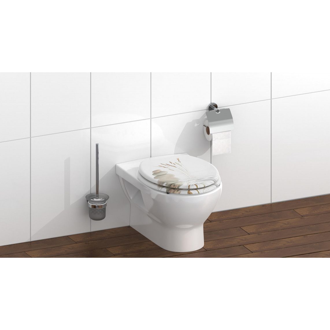 80122 abattant WC en MDF BALANCE, avec frein de chute vue 8