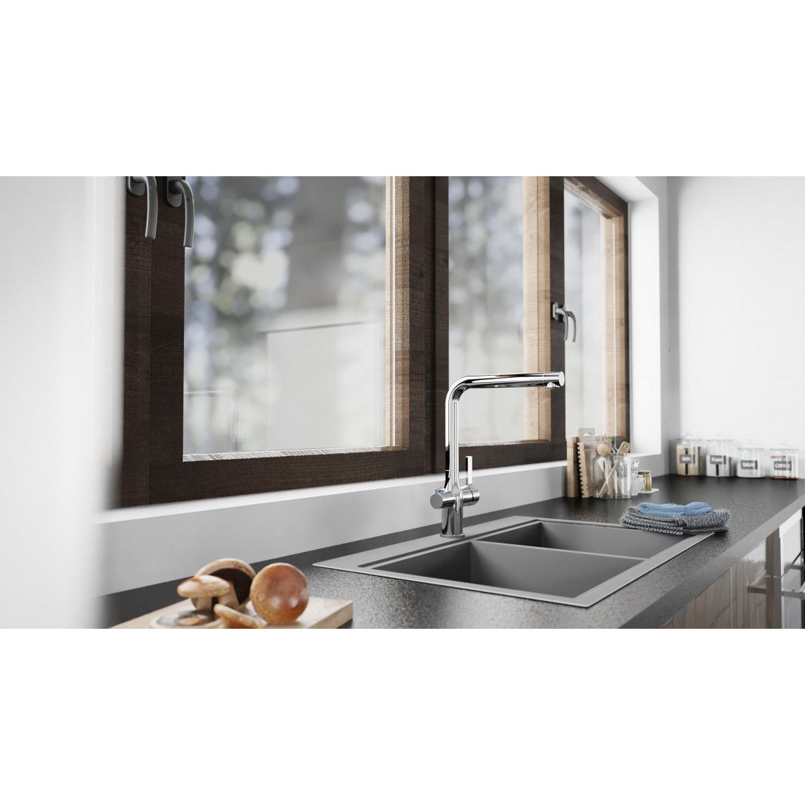 99800 AQUASTAR PRO drinkwater keukenkraan met filtersysteem, chroom vue 9