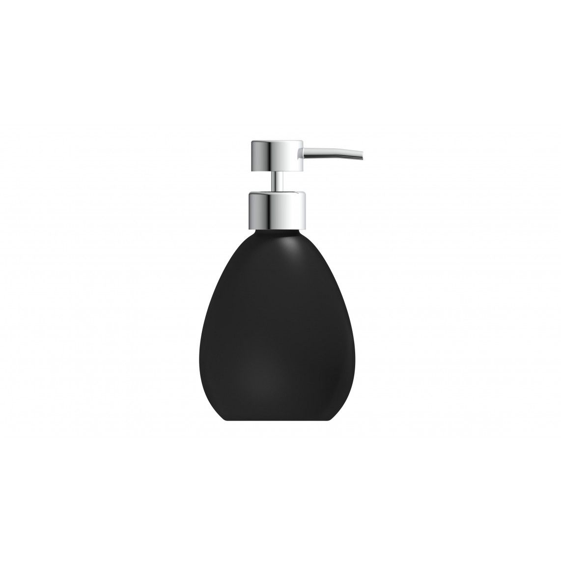 BA0640 Zeepdispenser, mat zwart vue 2