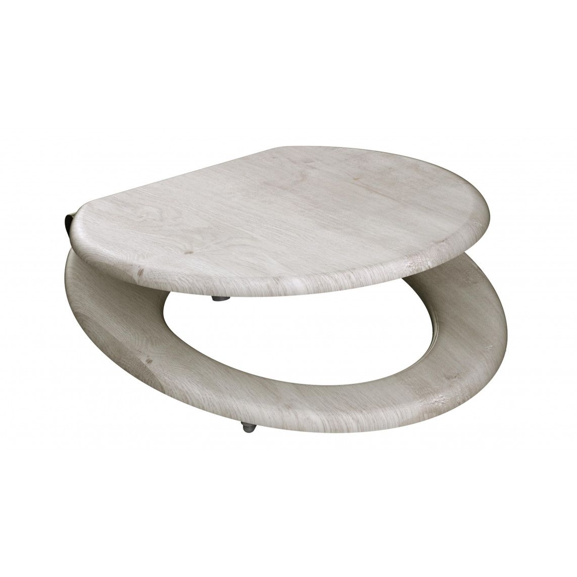 80192 MDF Toilet seat LIGHT WOOD, with soft close vue 4