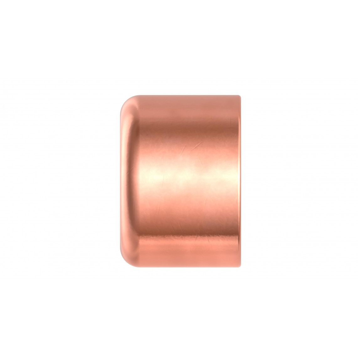 989204055 CU eindkap, blanco, 22 mm, 1 mof (5301) vue 2