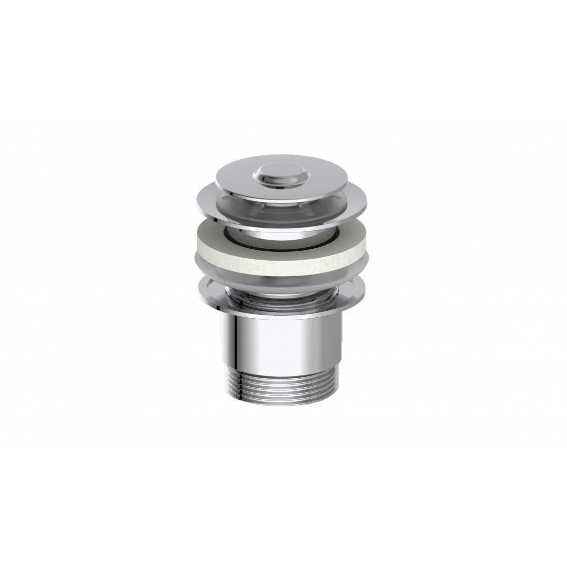 98807320 DAV-2WK afvoerwaste, chroom, 1 1/4" x 65 mm vue 4
