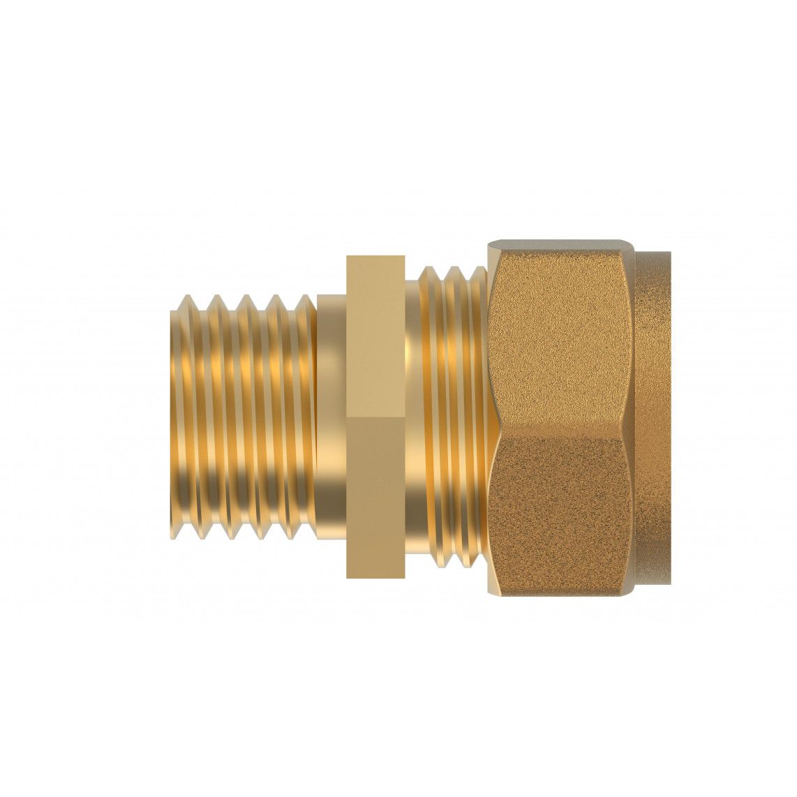 989457317 Transition piece, brass, 15 mm x 3/8" male, clamp fitting for copper pipe vue 2