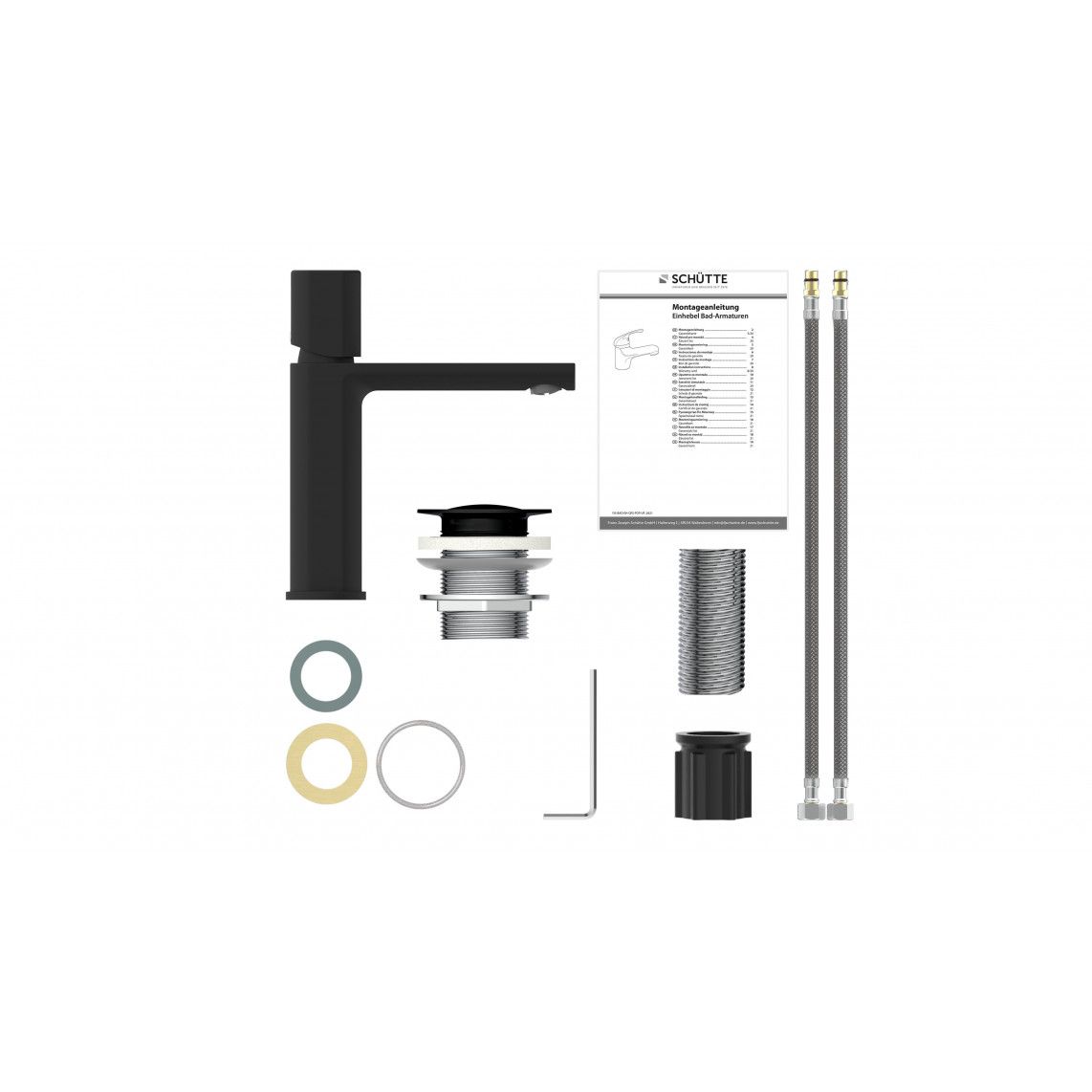 33616 NEW YORK Mitigeur lavabo, noir mat vue 4