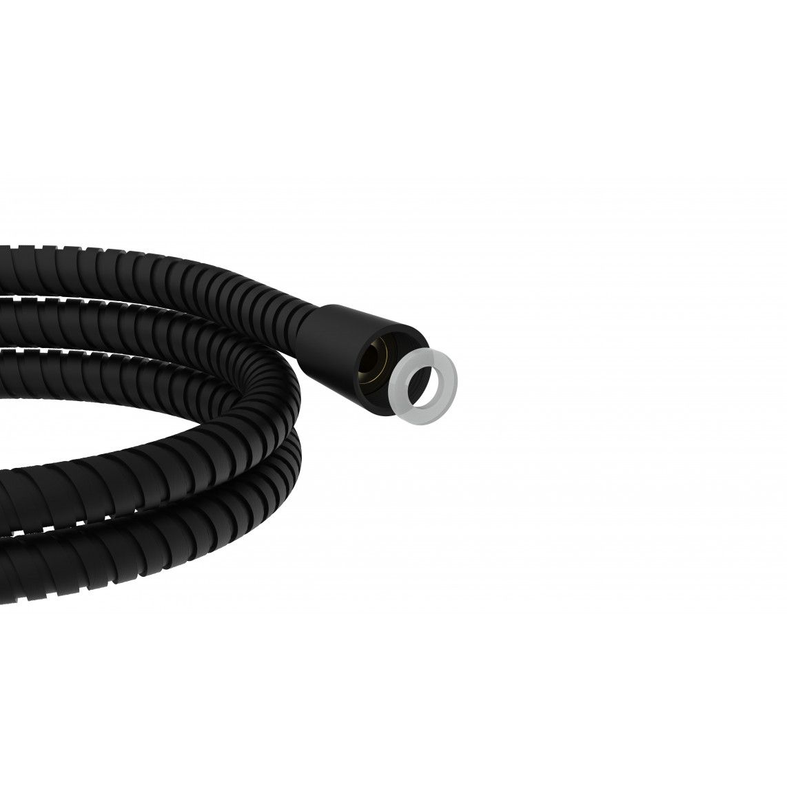 JM150MKCRPLUS-B Shower hose 150 cm, stainless steel, black matt vue 6