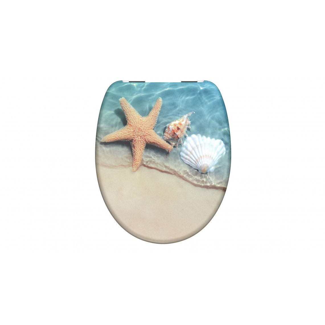 82196 abattant WC en Duroplast BEACH, avec frein de chute vue 5
