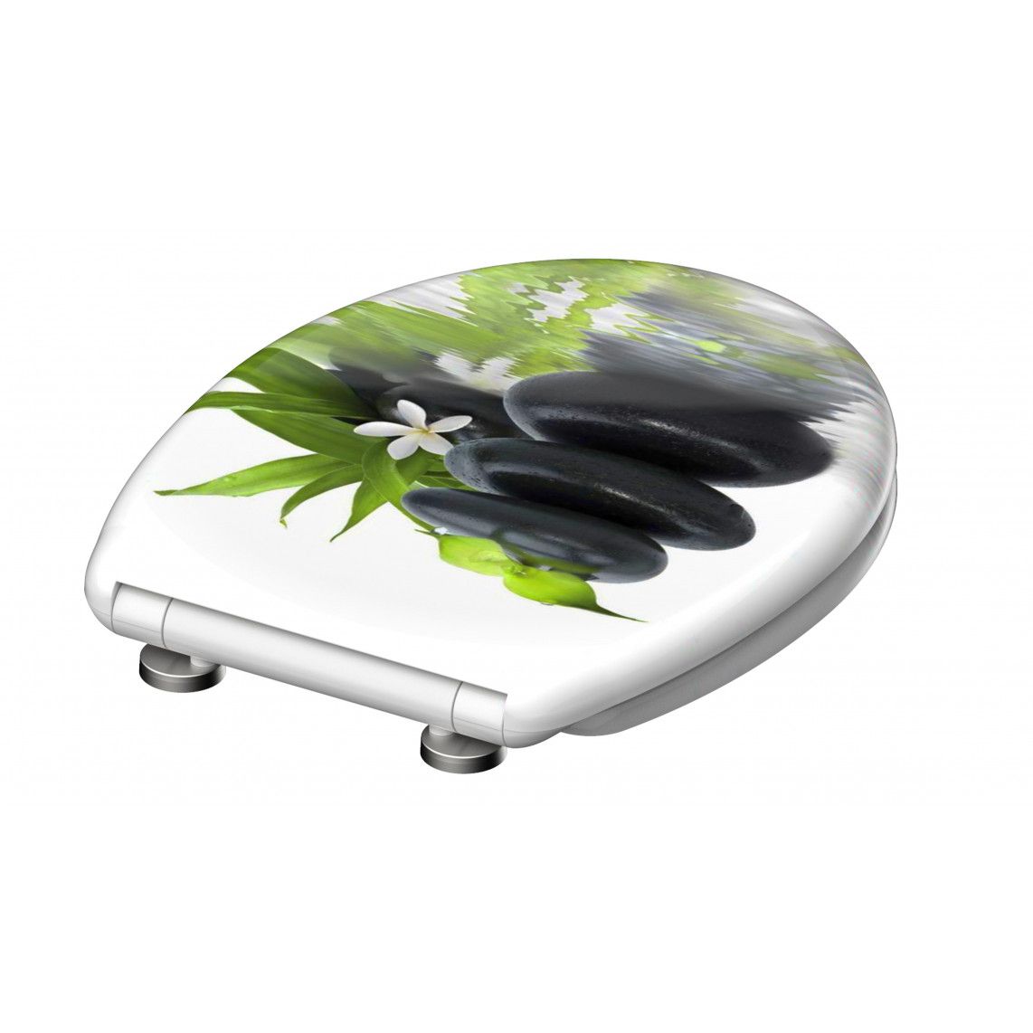82367 Duroplast Toilet seat JASMIN, with soft close and quick release vue 5