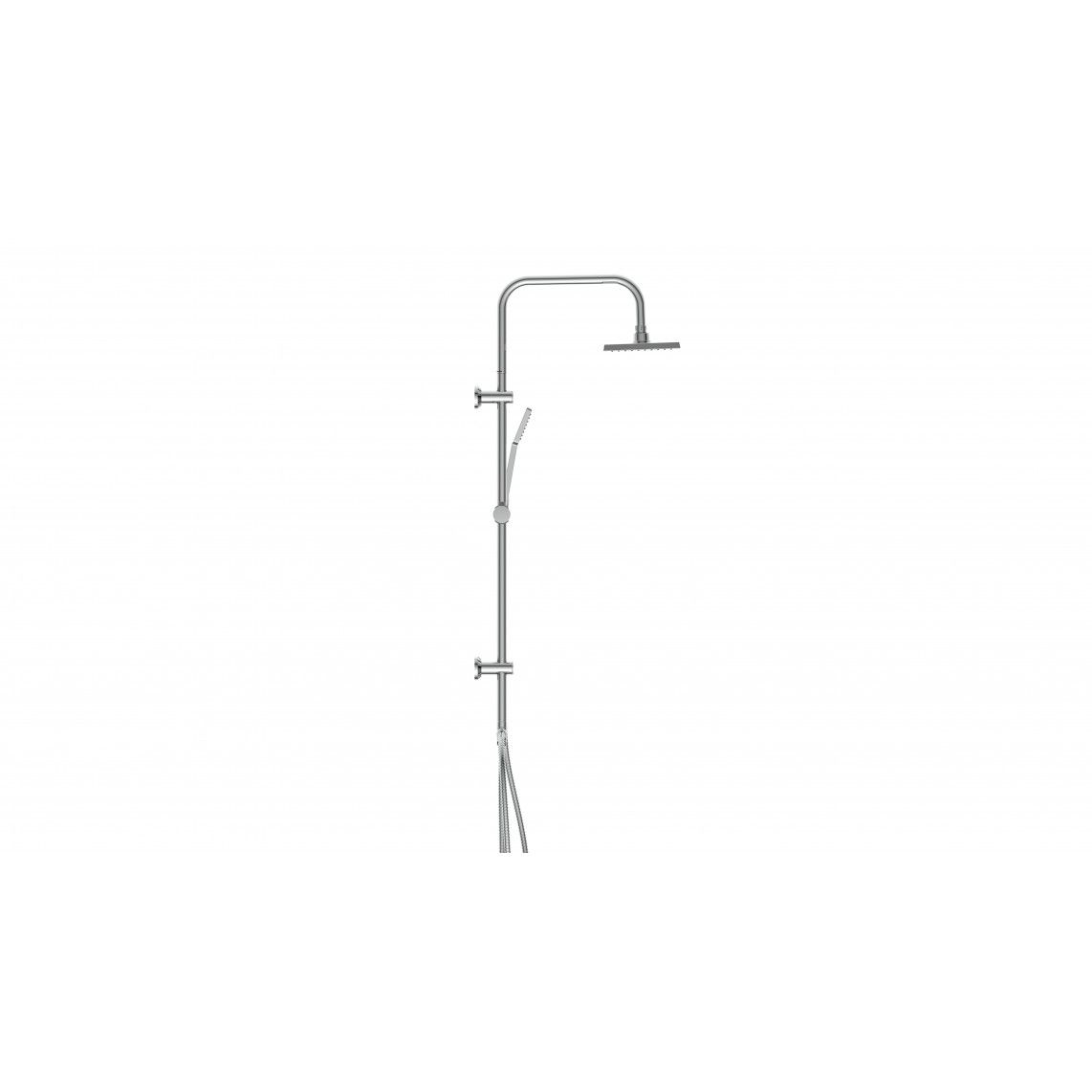 DX12004 EASY ENERGY Overhead shower set, chrome vue 3
