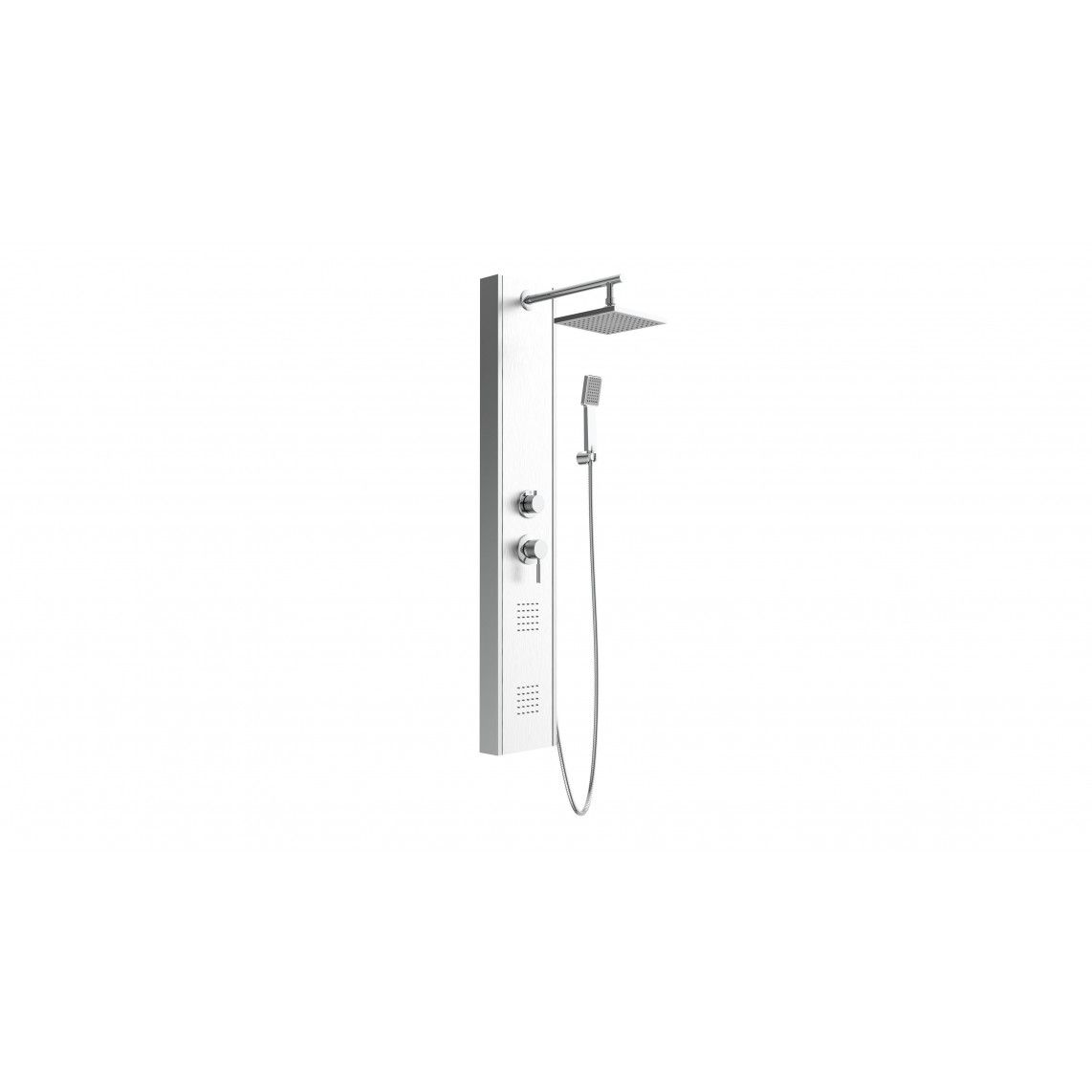 60035 TAHITI Shower panel, stainless steel vue 3