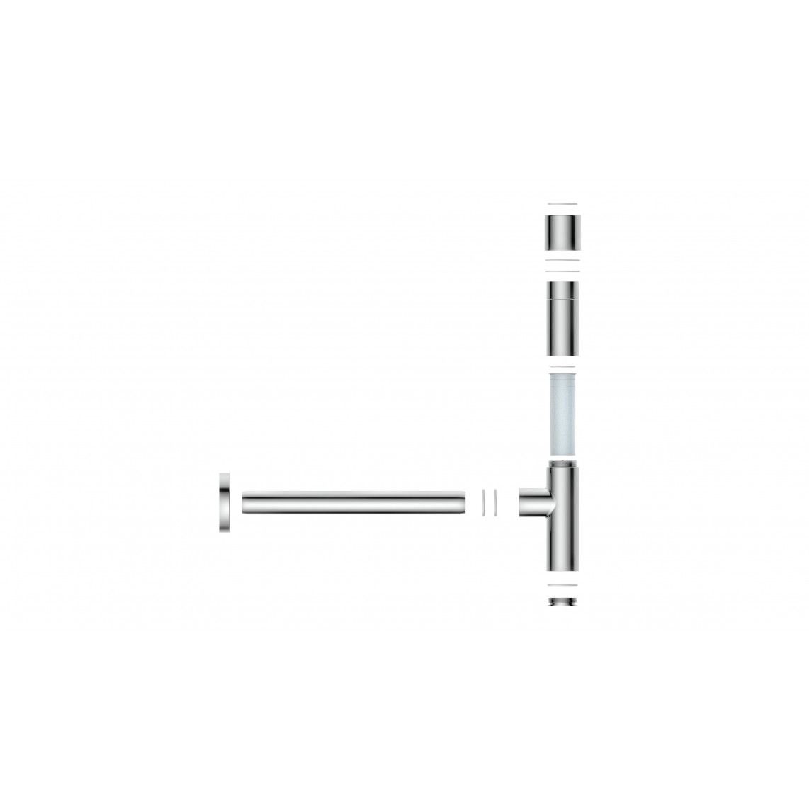 98803710 DS-2WK bekersifon, chroom, 1 1/4" x 32 mm vue 3