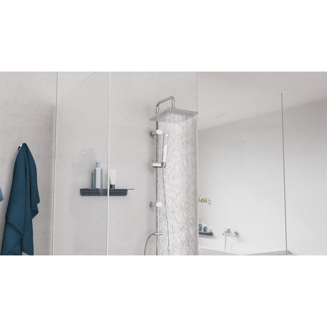 60090 TOKYO Regendouche set, chroom vue 7