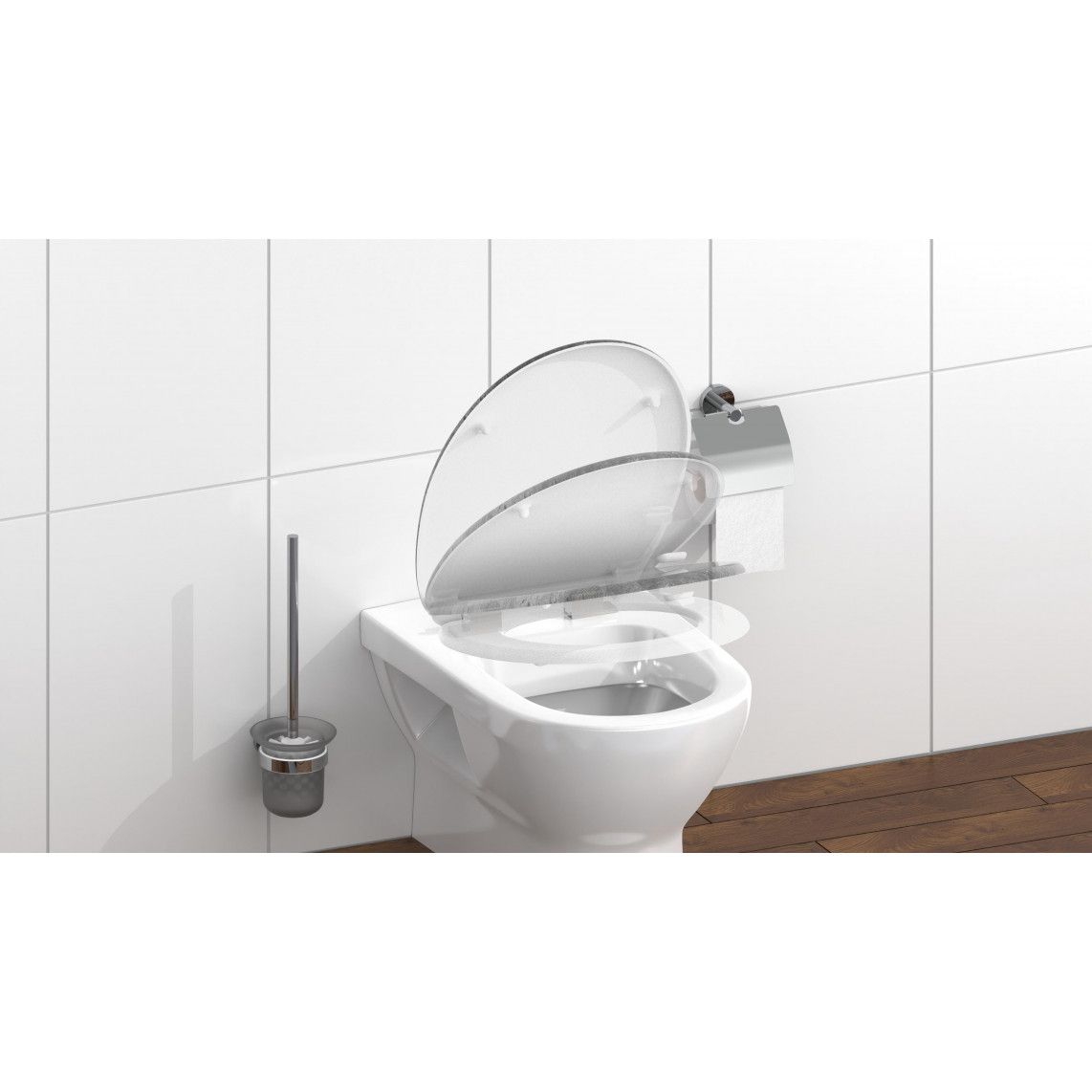 82155 Duroplast WC-zitting INDUSTRIAL GREY, met valrem vue 10