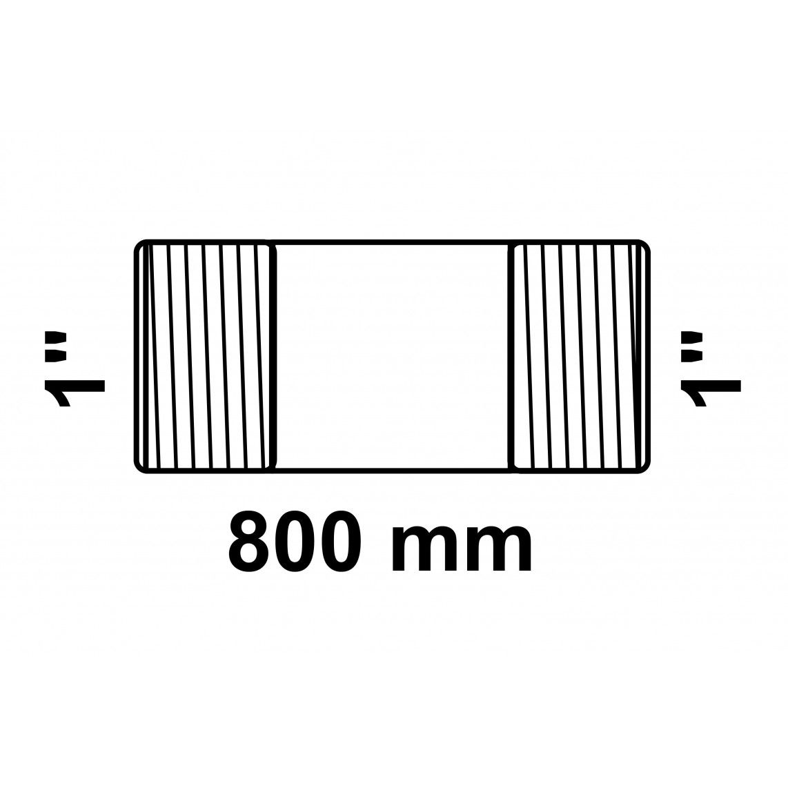989826055 FM mamelon double, galvanisé, 1" x 800 mm, (23) vue 2