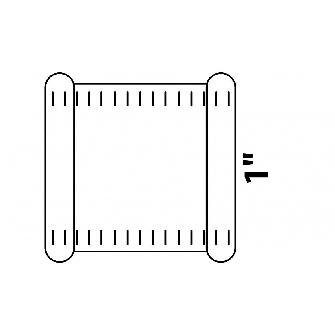 989364348 MS dubbele mof, blanco, 1"BI, vue 2