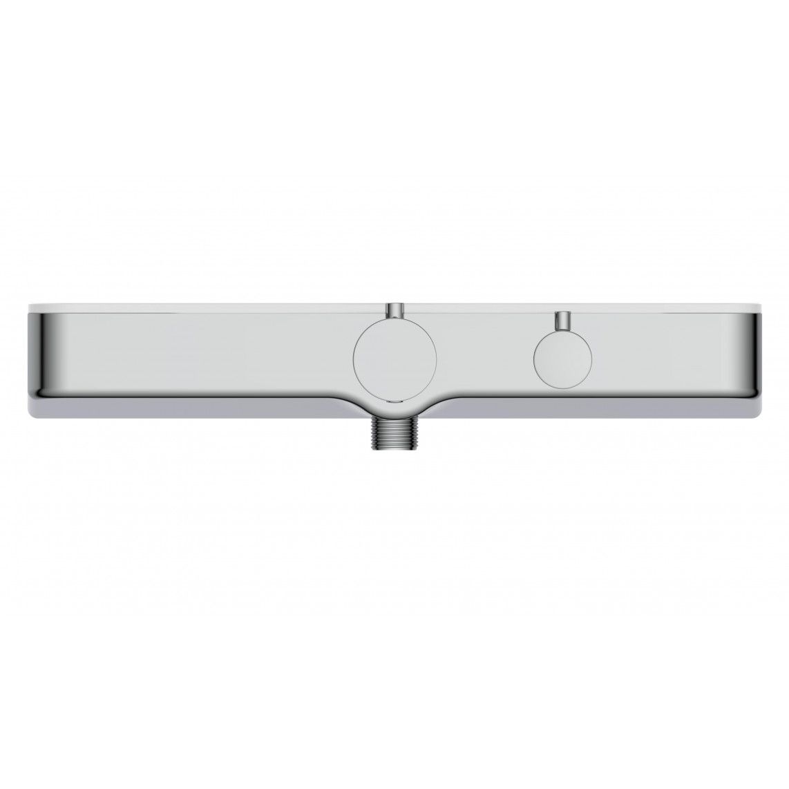 60535 OCEAN Mitigeur thermostatique de douche, chromé/blanc, avec tablette vue 4