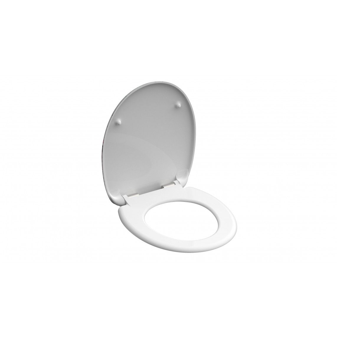 82197 Duroplast Toilet seat FLOWERS& WOOD, with soft close vue 4