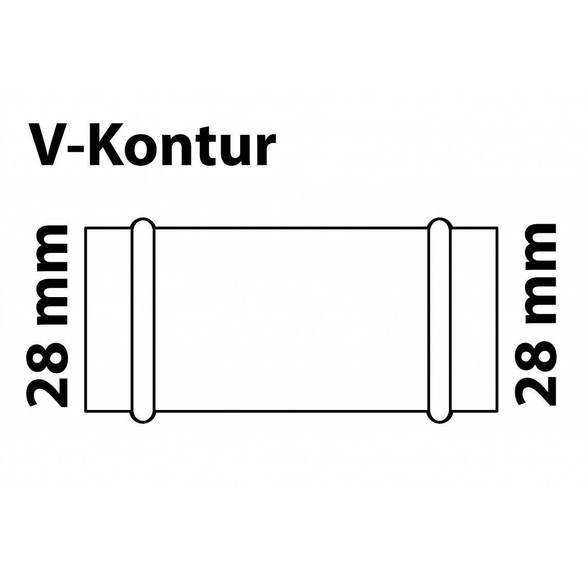 988616554 CU dubbele mof, blanco, 28 mm, 2 mofen, (P5270), vue 2