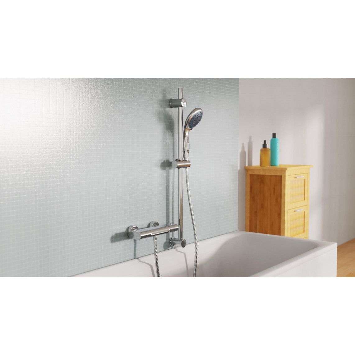 DX6051C WELLY Set de douchette, chromé vue 6