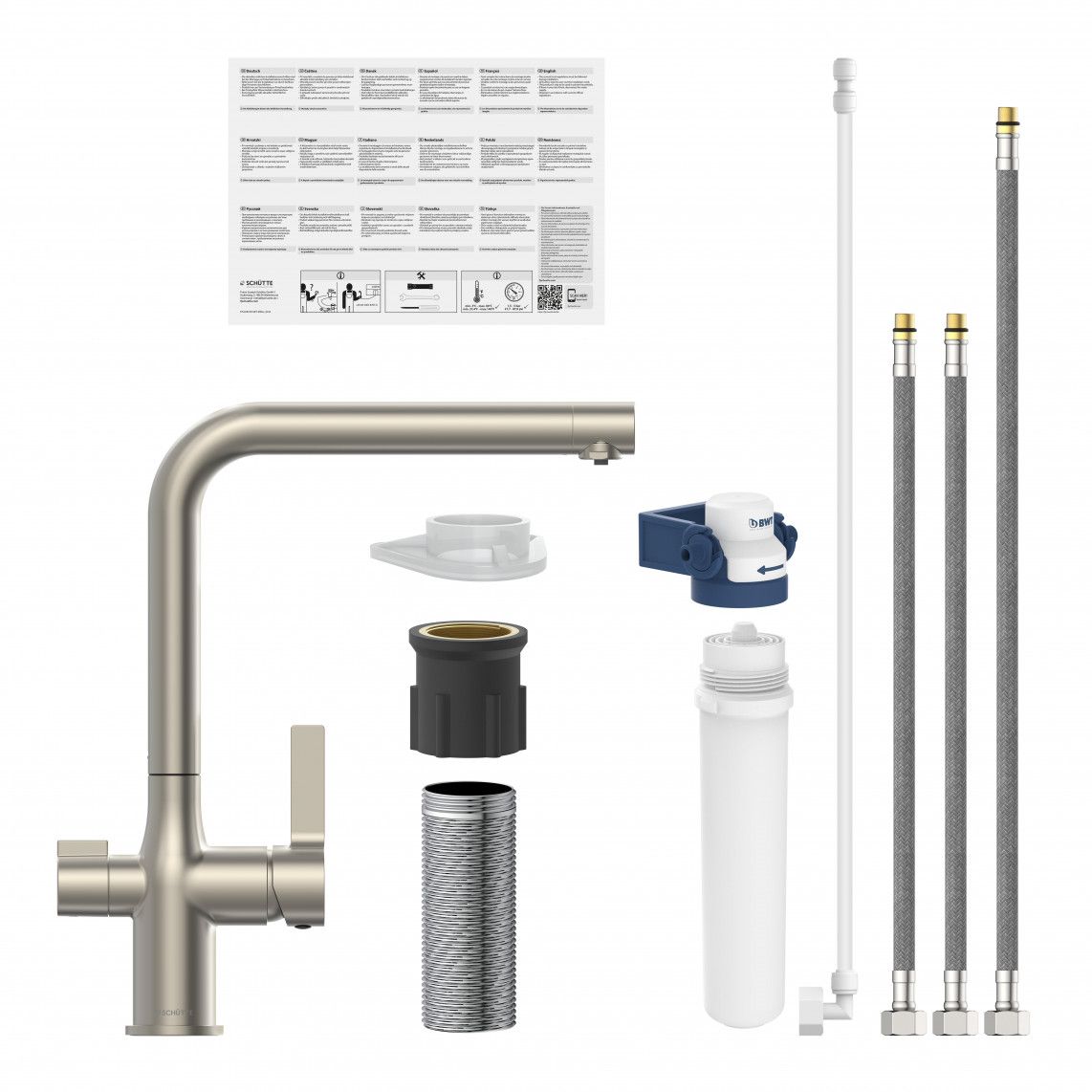 99805 AQUASTAR PRO Mitigeur pour eau potable avec système de filtration, apparence inox vue 6