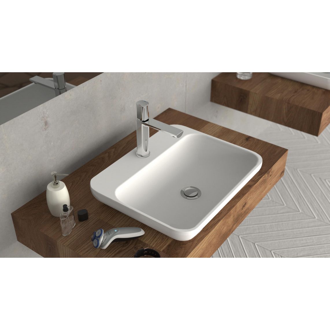 33610 NEW YORK Mitigeur lavabo, chromé vue 5
