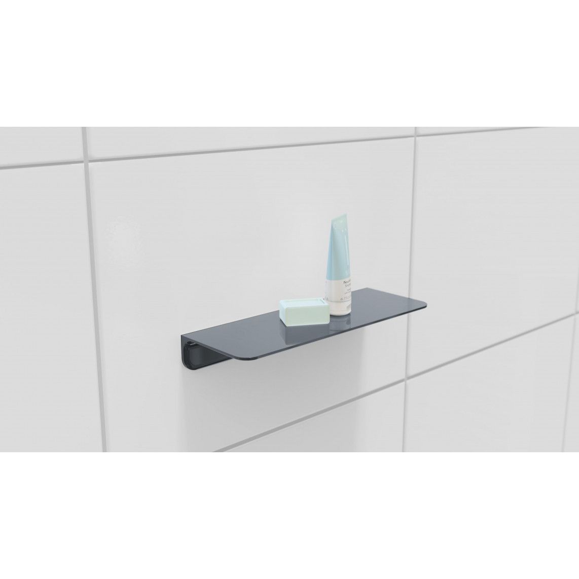 BA0954 Douche planchet, Antraciet, om te lijmen vue 6
