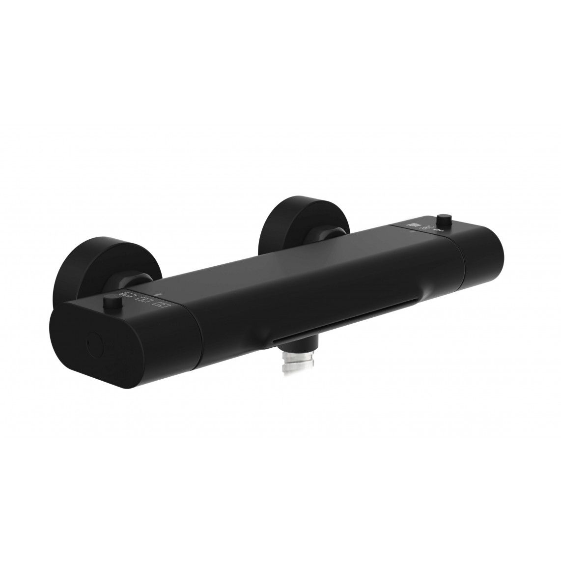 1330090B CARNEO Mitigeur bain/douche, avec bec cascade, noir mat vue 5