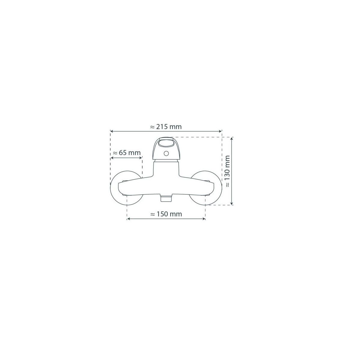 35240 CALVINO Shower mixer, chrome vue 4