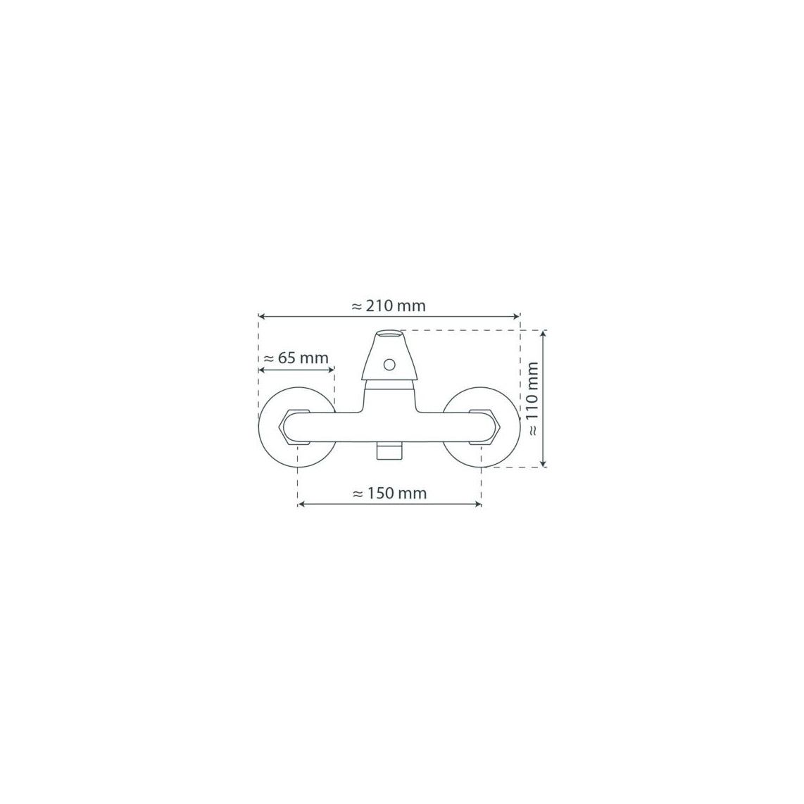 41400 ATHOS PLUS Mitigeur douche, chromé vue 4