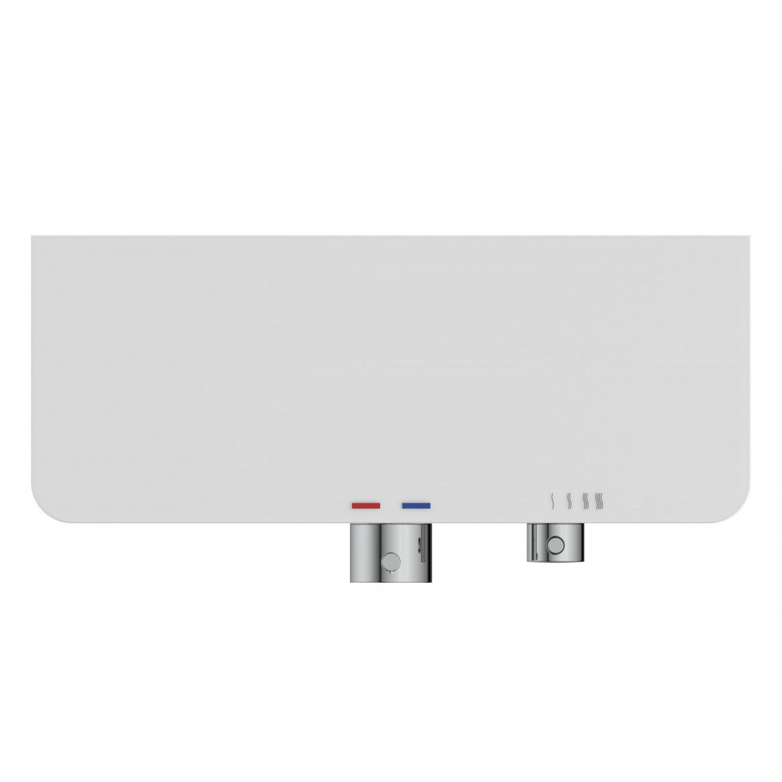 60535 OCEAN Mitigeur thermostatique de douche, chromé/blanc, avec tablette vue 5