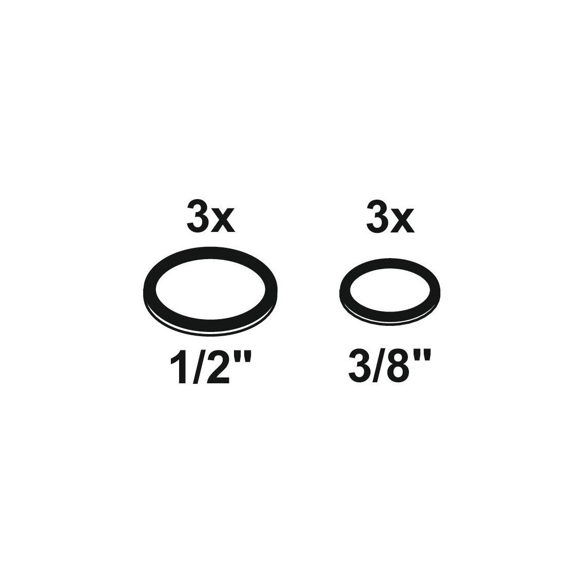 98696920 joint torique, pour GROHE tête 3/8" (6x) vue 2