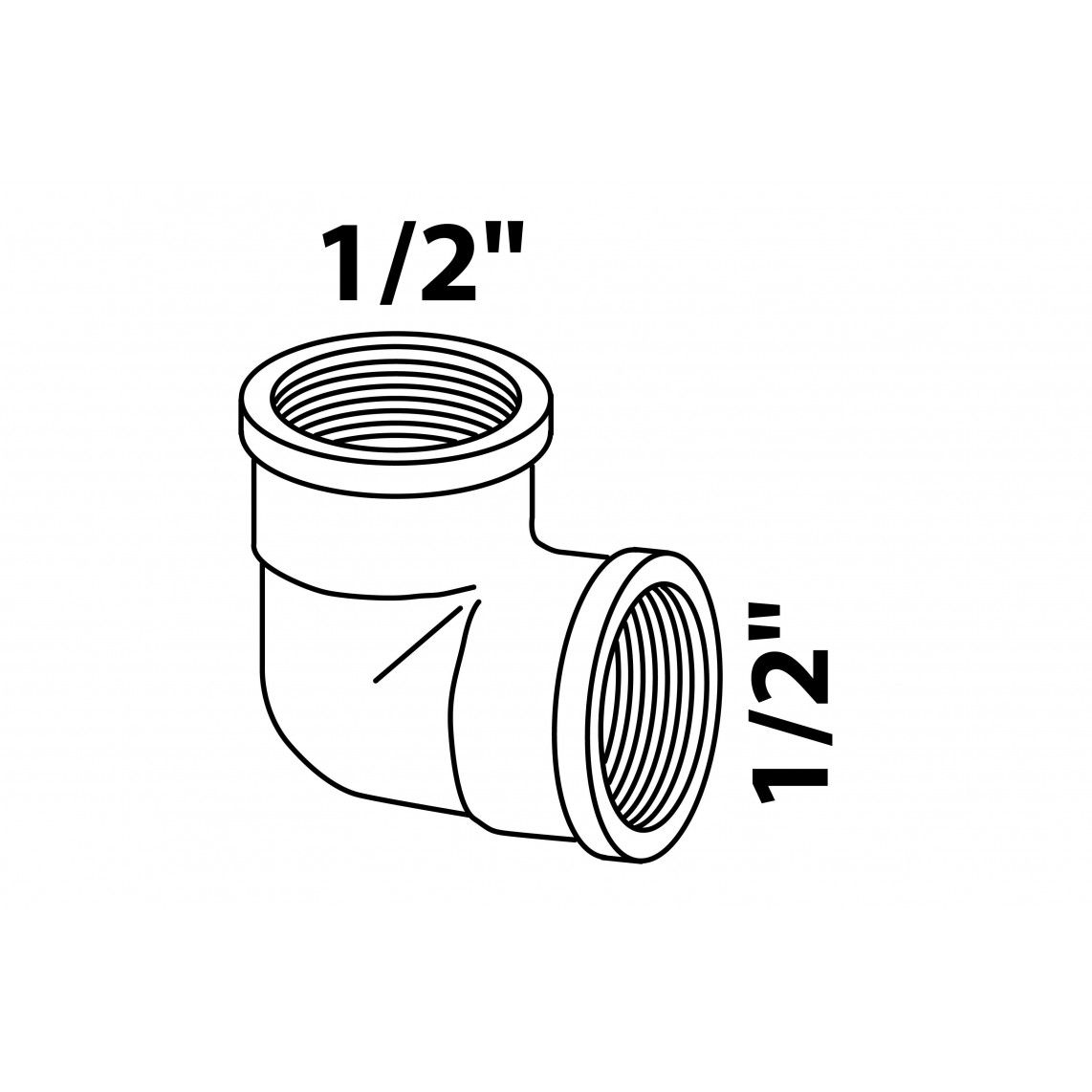 989382355 MS knie 90°, blanco, 1/2"BI vue 2