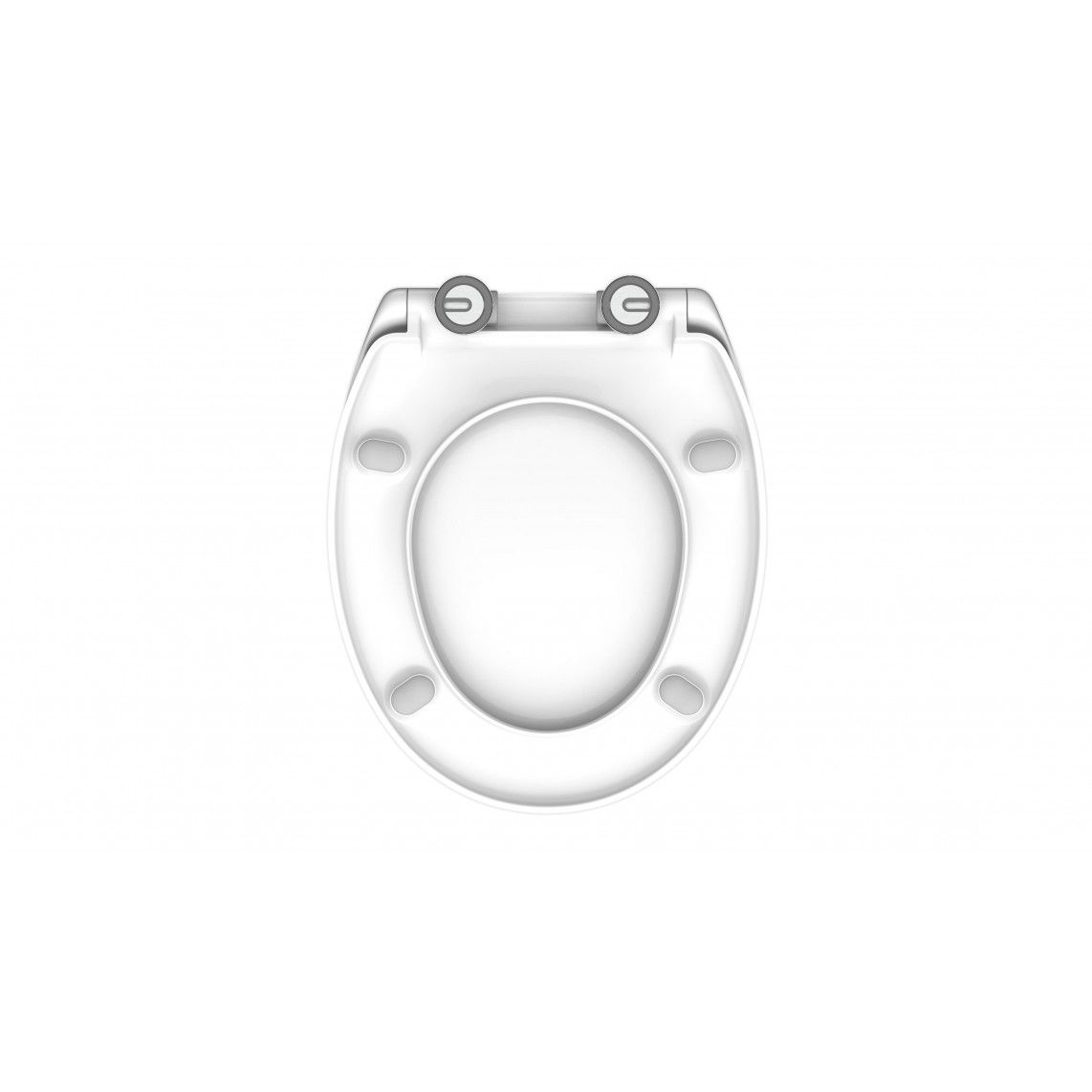 82600 abattant WC en Duroplast WHITE, PREMIUM, avec frein de chute et déclipsable vue 6