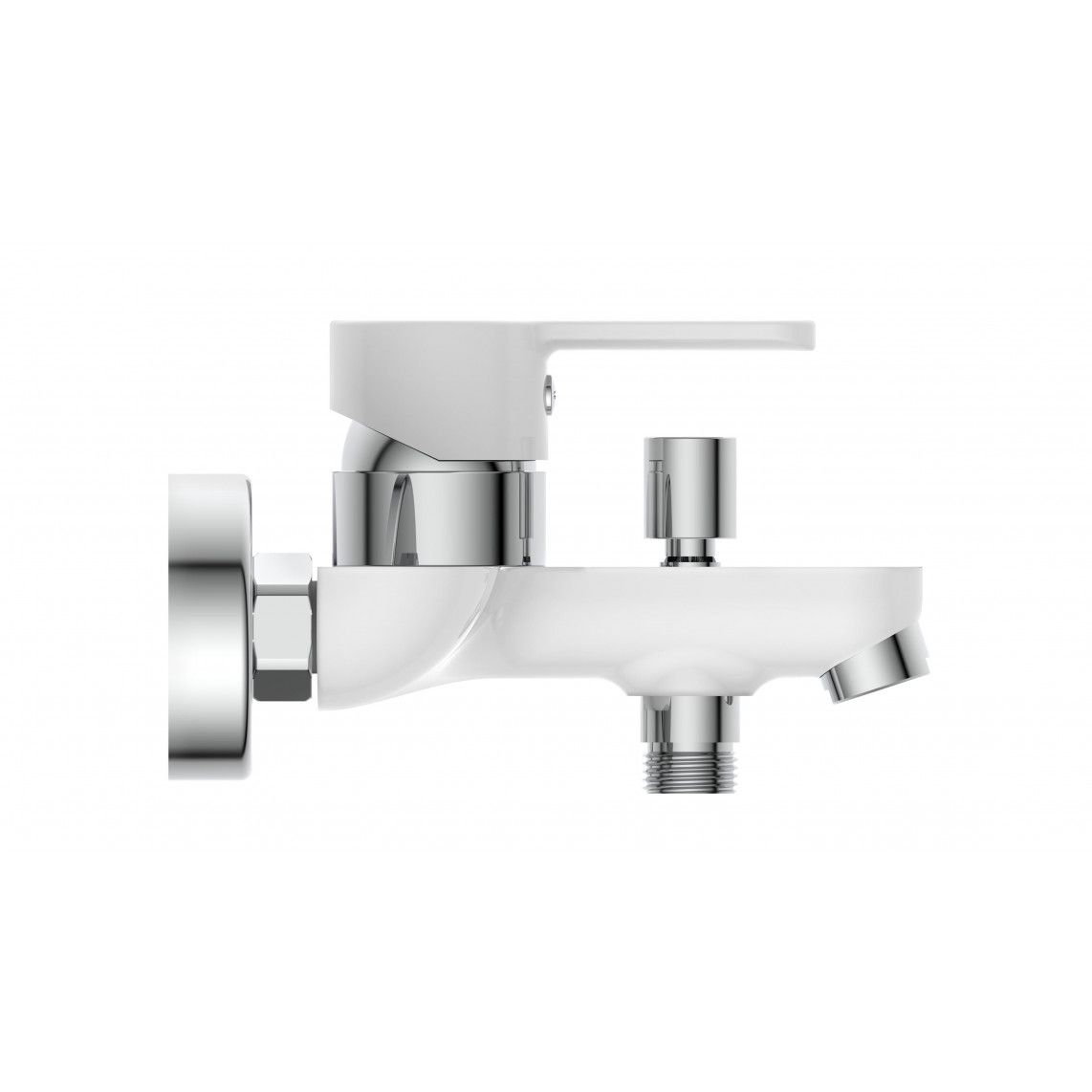 NI023DINWCR DIZIANI Mitigeur bain/douche, blanc/chromé vue 3
