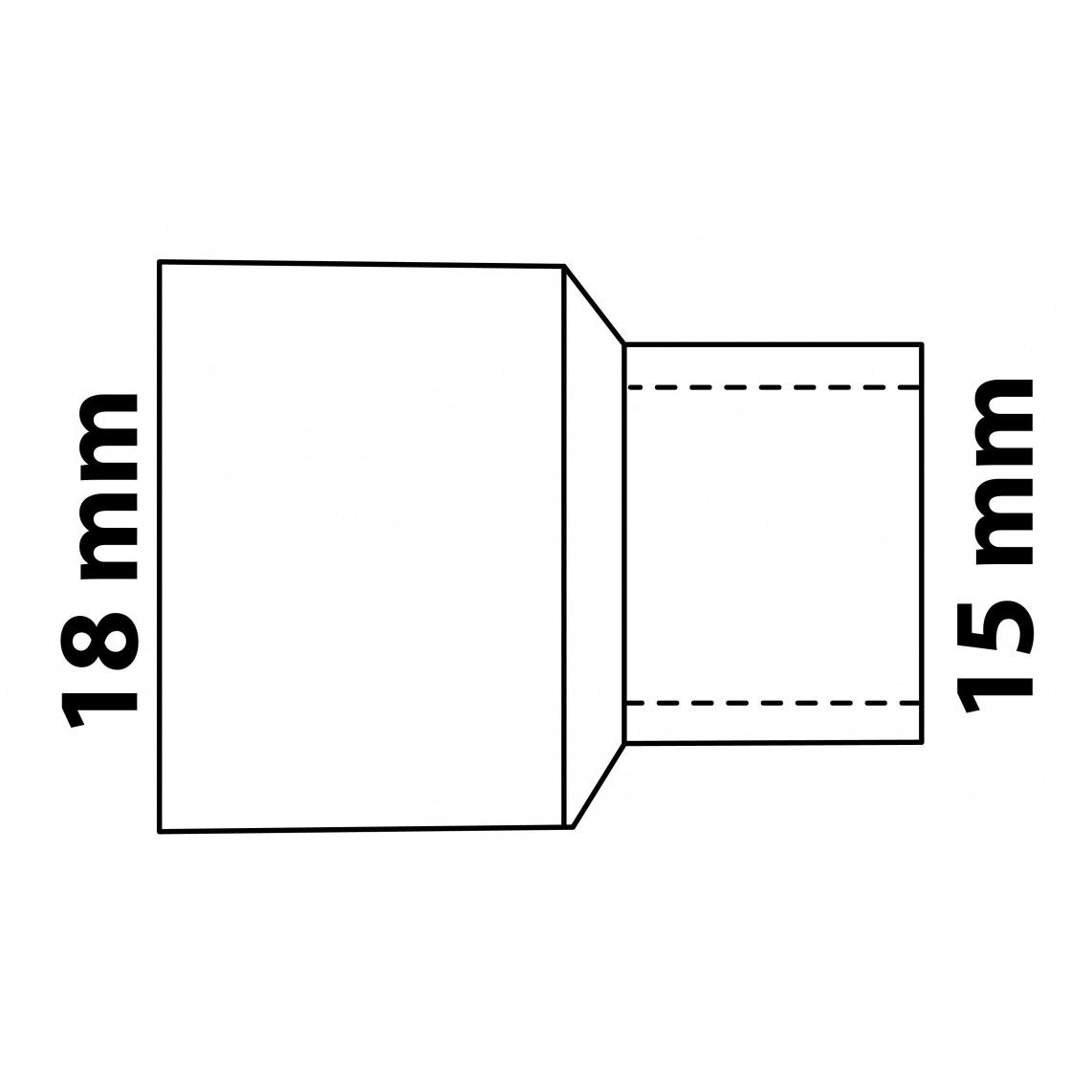 989073055 CU verloopnippel, blanco, 18 mmA x 15 mm, 1 mof, (5243) vue 3