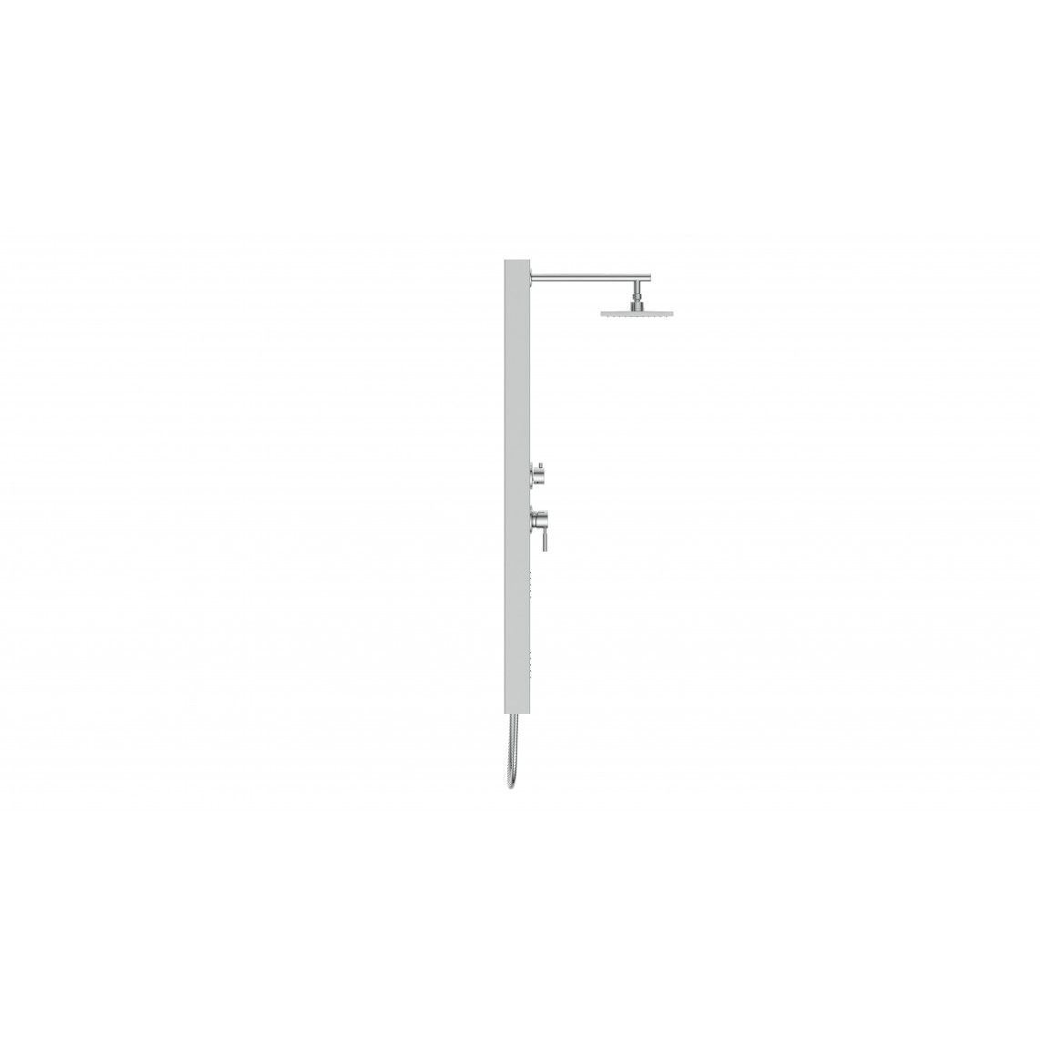 60035 TAHITI Shower panel, stainless steel vue 2