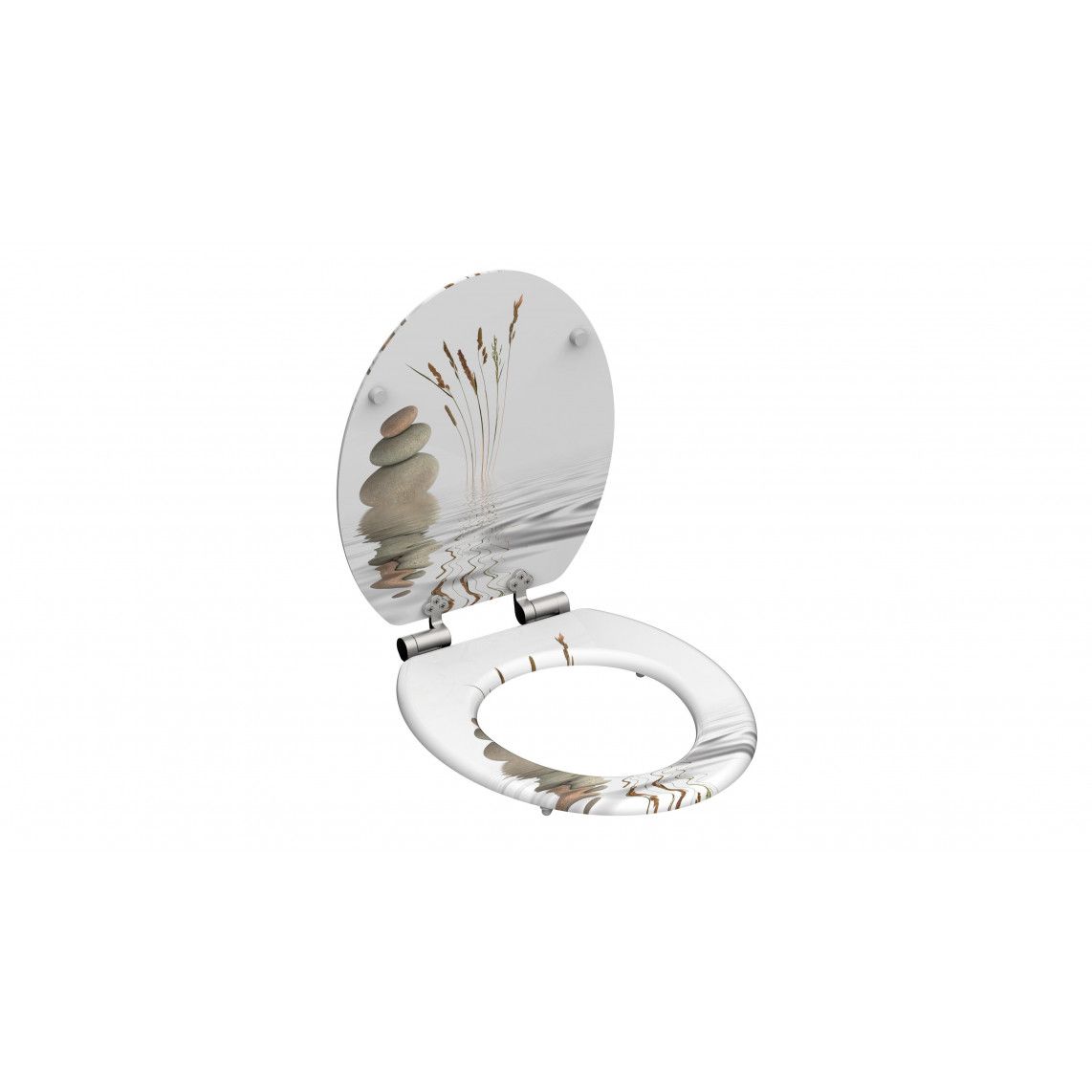 80122 abattant WC en MDF BALANCE, avec frein de chute vue 4