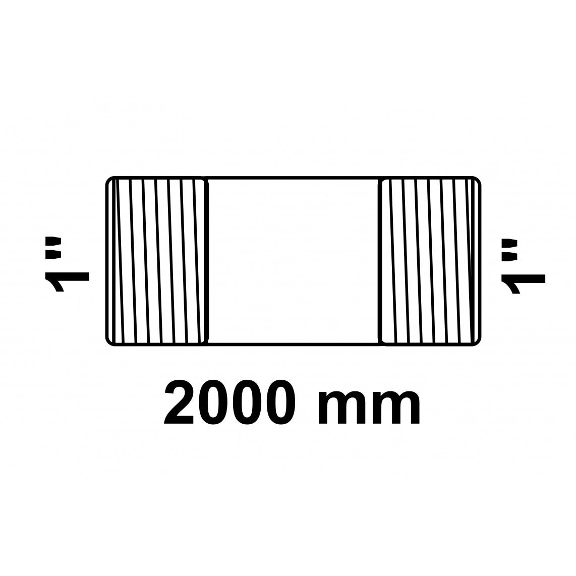 989826355 FM mamelon double, galvanisé, 1" x 2000 mm, (23) vue 2