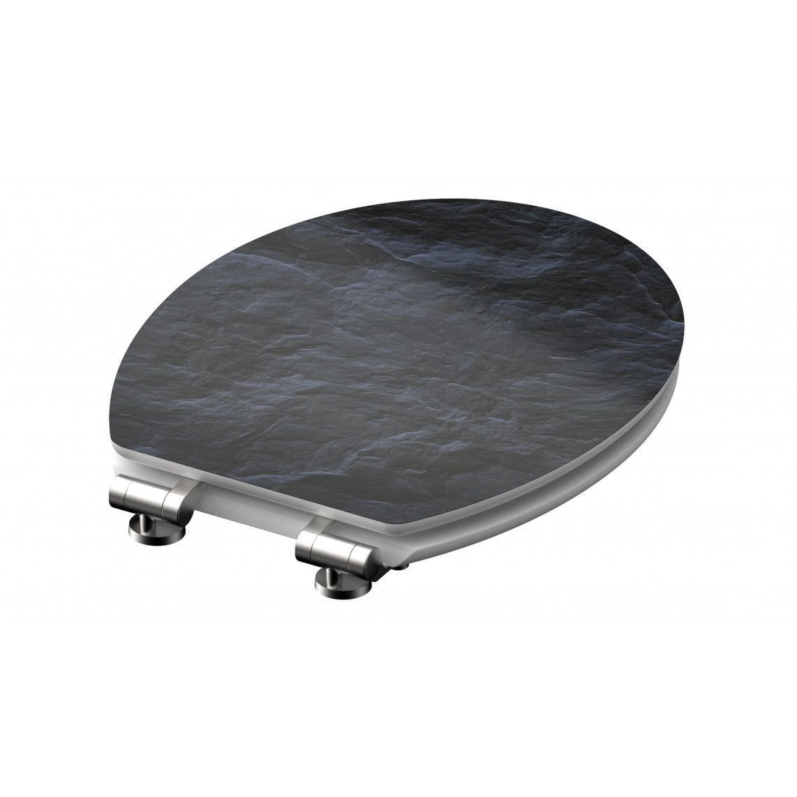 80535 abattant WC en MDF HG BLACK STONE, avec frein de chute vue 5