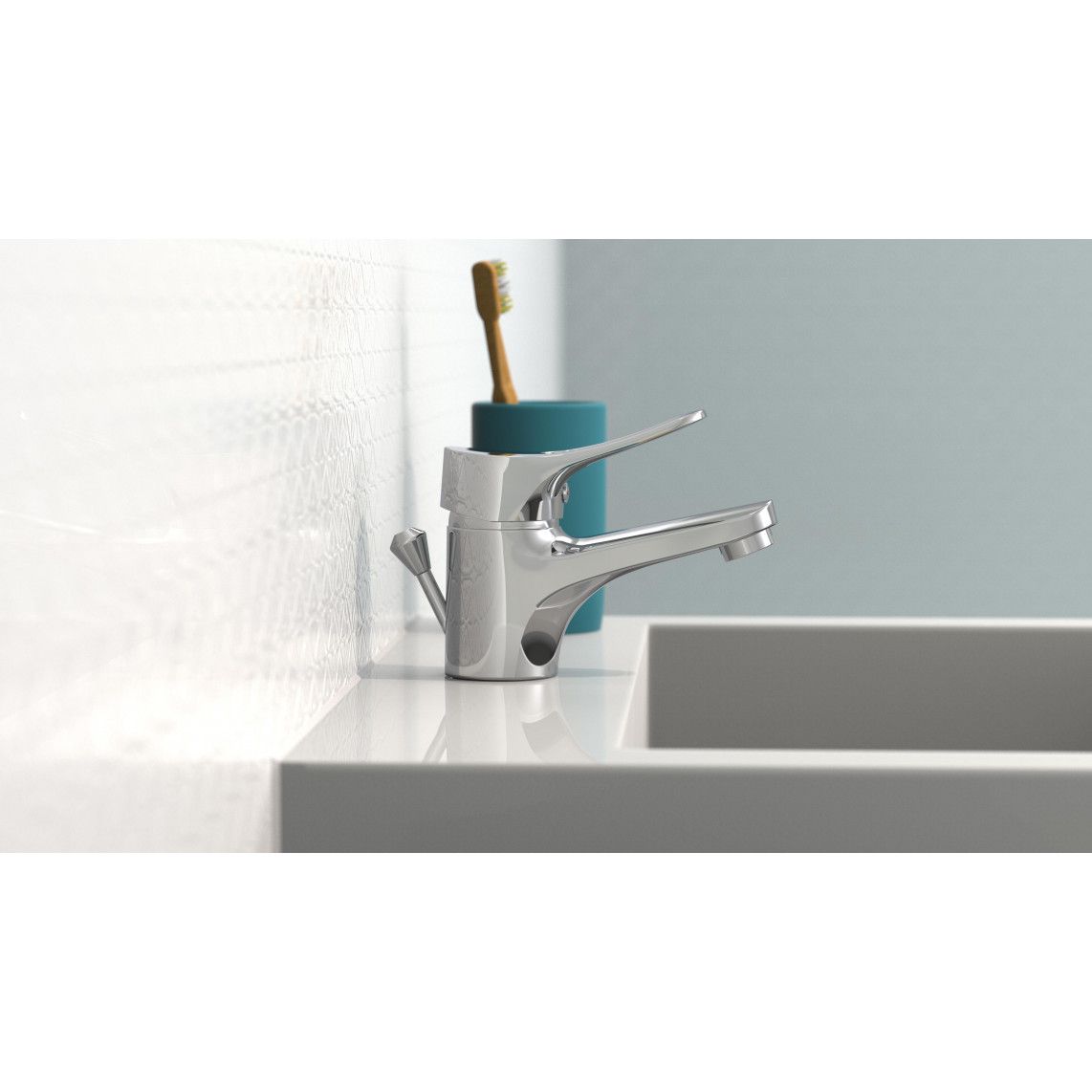 NI075VECR VERONA Mitigeur lavabo, chromé vue 9